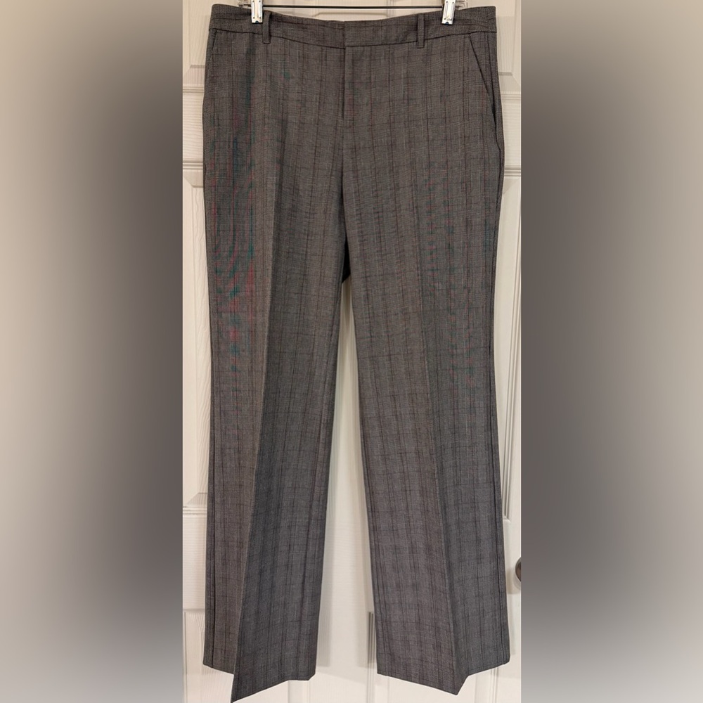 Dana Buchman Modern Chic Plaid Slacks size 12